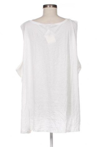 Γυναικείο αμάνικο μπλουζάκι Cellbes, Μέγεθος 5XL, Χρώμα Λευκό, Τιμή 15,97 €