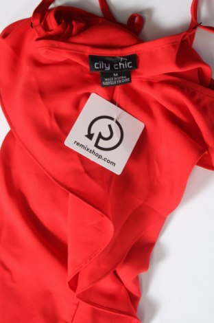Γυναικείο αμάνικο μπλουζάκι City Chic, Μέγεθος M, Χρώμα Κόκκινο, Τιμή 2,66 €