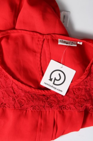 Γυναικείο αμάνικο μπλουζάκι City life, Μέγεθος S, Χρώμα Κόκκινο, Τιμή 2,41 €