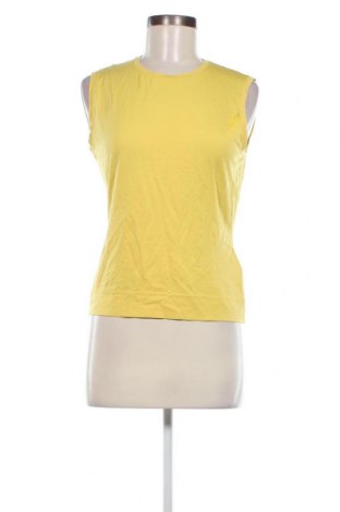 Γυναικείο αμάνικο μπλουζάκι Comma,, Μέγεθος L, Χρώμα Κίτρινο, Τιμή 8,41 €