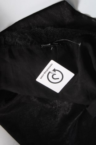 Tricou de damă Cropp, Mărime L, Culoare Negru, Preț 32,89 Lei