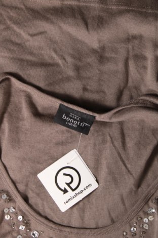 Γυναικείο αμάνικο μπλουζάκι Gina Benotti, Μέγεθος L, Χρώμα Γκρί, Τιμή 8,04 €