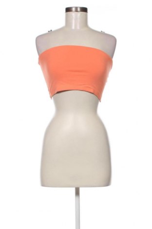 Γυναικείο αμάνικο μπλουζάκι Gina Tricot, Μέγεθος S, Χρώμα Πορτοκαλί, Τιμή 3,03 €