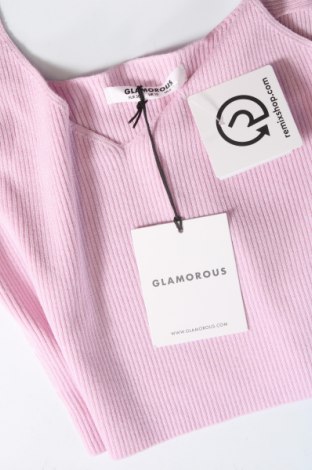 Γυναικείο αμάνικο μπλουζάκι Glamorous, Μέγεθος M, Χρώμα Ρόζ , Τιμή 5,53 €