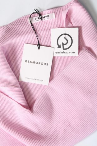 Tricou de damă Glamorous, Mărime XL, Culoare Roz, Preț 26,71 Lei