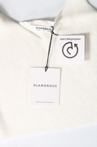 Tricou de damă Glamorous, Mărime M, Culoare Alb, Preț 44,83 Lei