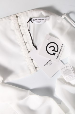 Γυναικείο αμάνικο μπλουζάκι Glamorous, Μέγεθος 3XL, Χρώμα Λευκό, Τιμή 4,19 €