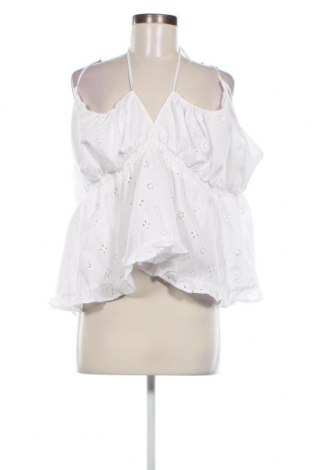 Γυναικείο αμάνικο μπλουζάκι H&M Divided, Μέγεθος 4XL, Χρώμα Λευκό, Τιμή 3,39 €