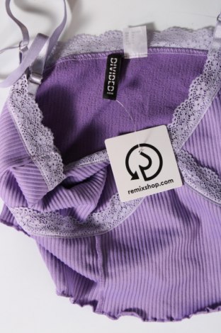 Γυναικείο αμάνικο μπλουζάκι H&M Divided, Μέγεθος M, Χρώμα Βιολετί, Τιμή 3,19 €
