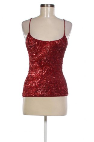 Γυναικείο αμάνικο μπλουζάκι Hallhuber, Μέγεθος M, Χρώμα Κόκκινο, Τιμή 7,42 €