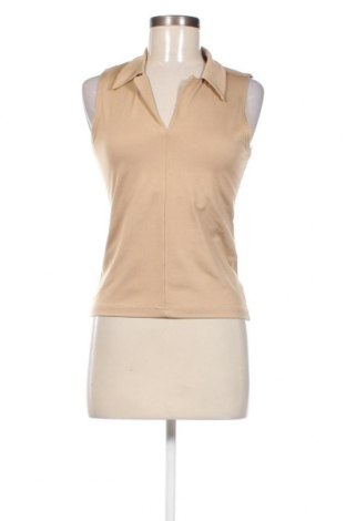 Γυναικείο αμάνικο μπλουζάκι Hennes, Μέγεθος M, Χρώμα  Μπέζ, Τιμή 2,66 €