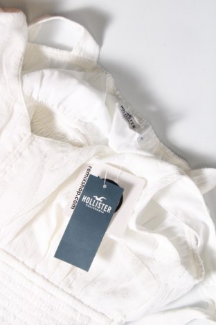 Γυναικείο αμάνικο μπλουζάκι Hollister, Μέγεθος L, Χρώμα Λευκό, Τιμή 2,24 €