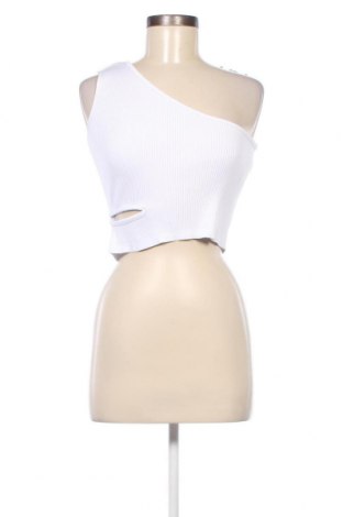 Γυναικείο αμάνικο μπλουζάκι Jennyfer, Μέγεθος L, Χρώμα Λευκό, Τιμή 7,90 €
