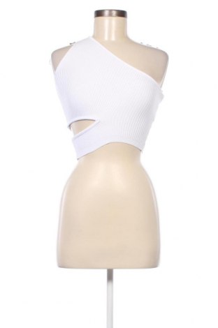 Γυναικείο αμάνικο μπλουζάκι Jennyfer, Μέγεθος XXS, Χρώμα Λευκό, Τιμή 6,60 €