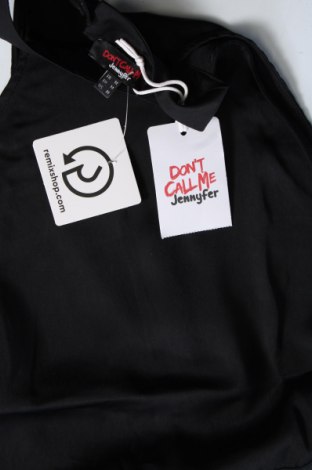 Γυναικείο αμάνικο μπλουζάκι Jennyfer, Μέγεθος M, Χρώμα Μαύρο, Τιμή 4,00 €