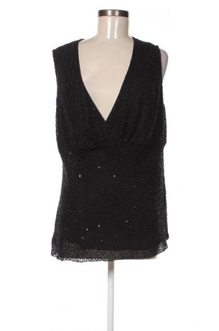 Γυναικείο αμάνικο μπλουζάκι Marina Rinaldi, Μέγεθος XL, Χρώμα Μαύρο, Τιμή 30,11 €