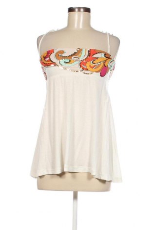 Γυναικείο αμάνικο μπλουζάκι Miss Sixty, Μέγεθος M, Χρώμα Εκρού, Τιμή 12,37 €