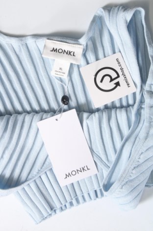 Γυναικείο αμάνικο μπλουζάκι Monki, Μέγεθος XL, Χρώμα Μπλέ, Τιμή 6,07 €