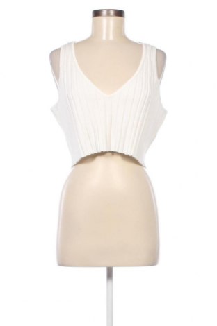Γυναικείο αμάνικο μπλουζάκι Monki, Μέγεθος XL, Χρώμα Λευκό, Τιμή 6,85 €