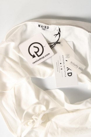 Γυναικείο αμάνικο μπλουζάκι NA-KD, Μέγεθος XXL, Χρώμα Λευκό, Τιμή 4,78 €