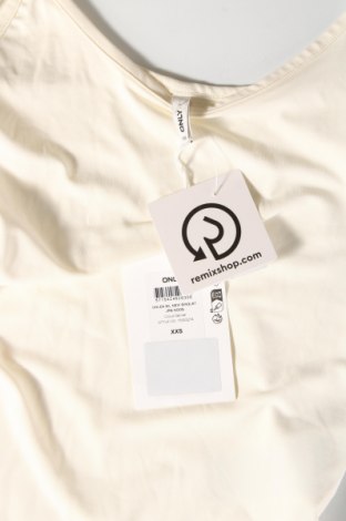 Tricou de damă ONLY, Mărime XXS, Culoare Ecru, Preț 88,82 Lei