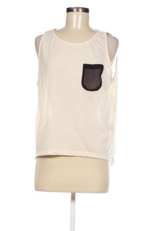 Damska koszulka na ramiączkach Object, Rozmiar M, Kolor Beżowy, Cena 15,04 zł