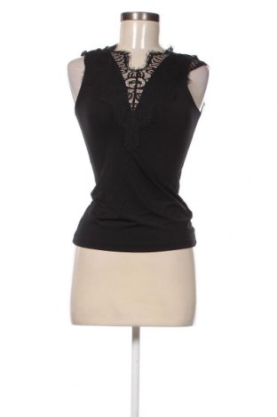 Γυναικείο αμάνικο μπλουζάκι Pieces, Μέγεθος S, Χρώμα Μαύρο, Τιμή 5,99 €