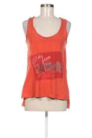 Γυναικείο αμάνικο μπλουζάκι Pinko, Μέγεθος M, Χρώμα Πορτοκαλί, Τιμή 5,43 €