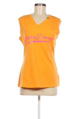Γυναικείο αμάνικο μπλουζάκι Plein Sport, Μέγεθος M, Χρώμα Πορτοκαλί, Τιμή 93,03 €