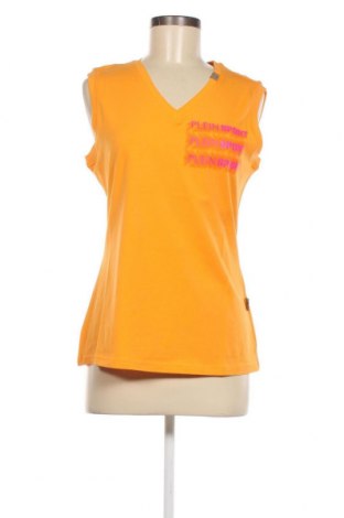 Γυναικείο αμάνικο μπλουζάκι Plein Sport, Μέγεθος M, Χρώμα Πορτοκαλί, Τιμή 90,06 €