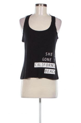 Γυναικείο αμάνικο μπλουζάκι Pull&Bear, Μέγεθος L, Χρώμα Μαύρο, Τιμή 8,01 €