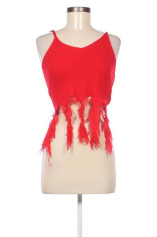 Γυναικείο αμάνικο μπλουζάκι SHEIN, Μέγεθος M, Χρώμα Κόκκινο, Τιμή 1,66 €