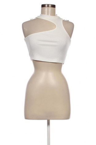 Γυναικείο αμάνικο μπλουζάκι SHEIN, Μέγεθος M, Χρώμα Λευκό, Τιμή 3,06 €