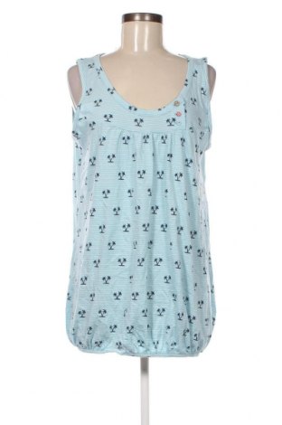 Γυναικείο αμάνικο μπλουζάκι Seventy Seven, Μέγεθος L, Χρώμα Μπλέ, Τιμή 8,04 €