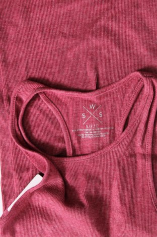 Γυναικείο αμάνικο μπλουζάκι Sws, Μέγεθος S, Χρώμα Κόκκινο, Τιμή 6,19 €