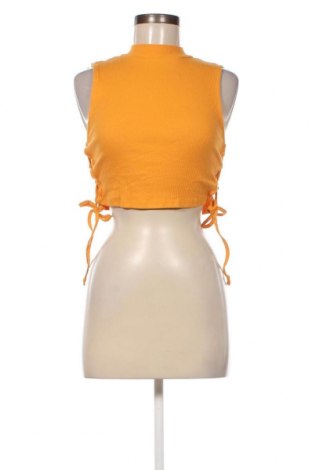 Γυναικείο αμάνικο μπλουζάκι Tally Weijl, Μέγεθος L, Χρώμα Πορτοκαλί, Τιμή 5,52 €