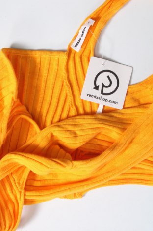 Γυναικείο αμάνικο μπλουζάκι Tally Weijl, Μέγεθος M, Χρώμα Κίτρινο, Τιμή 2,73 €