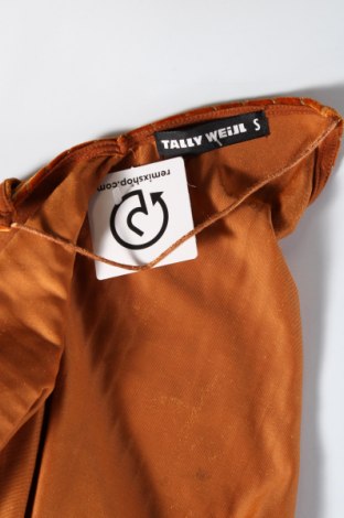 Γυναικείο αμάνικο μπλουζάκι Tally Weijl, Μέγεθος S, Χρώμα Καφέ, Τιμή 3,22 €