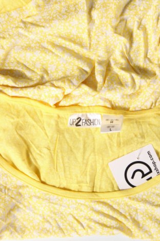Γυναικείο αμάνικο μπλουζάκι Up 2 Fashion, Μέγεθος M, Χρώμα Κίτρινο, Τιμή 2,65 €