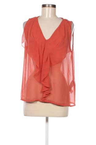Γυναικείο αμάνικο μπλουζάκι Vero Moda, Μέγεθος S, Χρώμα Πορτοκαλί, Τιμή 1,61 €