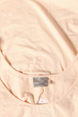 Damska koszulka na ramiączkach Vero Moda, Rozmiar L, Kolor Beżowy, Cena 31,99 zł