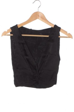 Γυναικείο αμάνικο μπλουζάκι Zara, Μέγεθος XS, Χρώμα Μαύρο, Τιμή 3,50 €