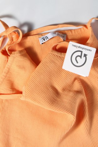Tricou de damă Zara, Mărime S, Culoare Portocaliu, Preț 16,06 Lei