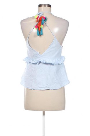 Γυναικείο αμάνικο μπλουζάκι Zara Trafaluc, Μέγεθος S, Χρώμα Μπλέ, Τιμή 6,14 €