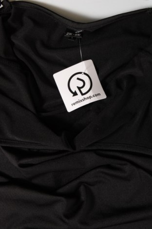 Γυναικείο αμάνικο μπλουζάκι Ze-Ze, Μέγεθος S, Χρώμα Μαύρο, Τιμή 2,41 €