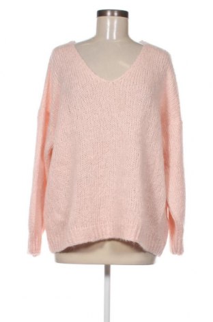 Дамски пуловер, Размер XL, Цвят Розов, Цена 8,99 лв.