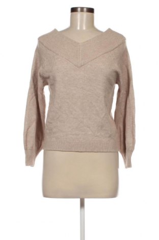 Дамски пуловер, Размер L, Цвят Бежов, Цена 8,99 лв.