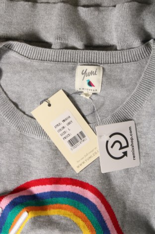 Дамски пуловер, Размер L, Цвят Сив, Цена 46,00 лв.