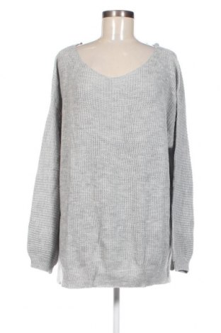 Дамски пуловер, Размер XXL, Цвят Сив, Цена 14,50 лв.