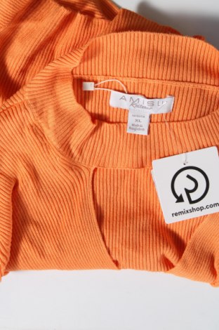 Дамски пуловер Amisu, Размер XL, Цвят Оранжев, Цена 7,54 лв.